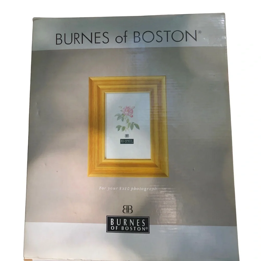 Vintage 2002 Burnes of Boston Gold Photo Frame 8x10 | NWT in Original Box